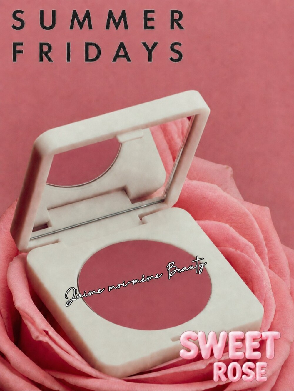 Summer Fridays Sweet Rose Cream Blush — Rose Pink - NEW